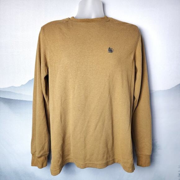 GH Bass Knit Crew Neck Mustard Sweater | Men's Small - Picture 1 of 10